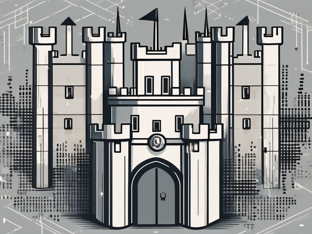A fortified castle representing a secure system