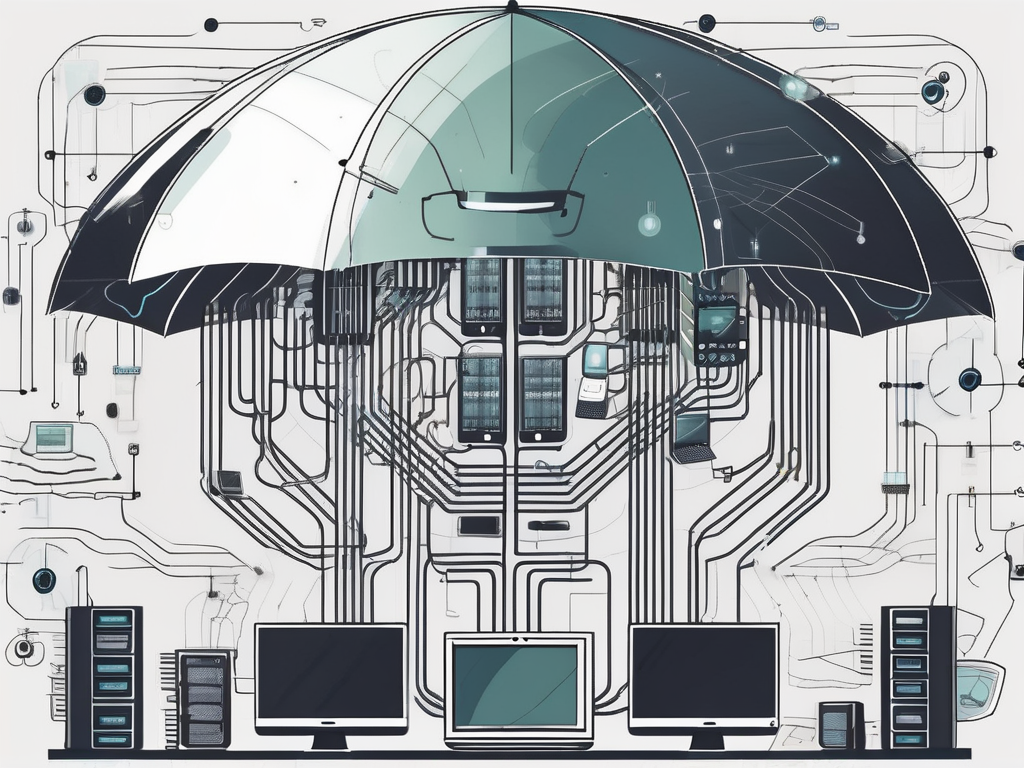 A shield symbolizing it security