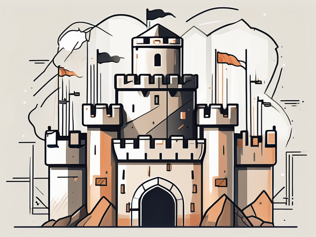 A secure fortress symbolizing a company